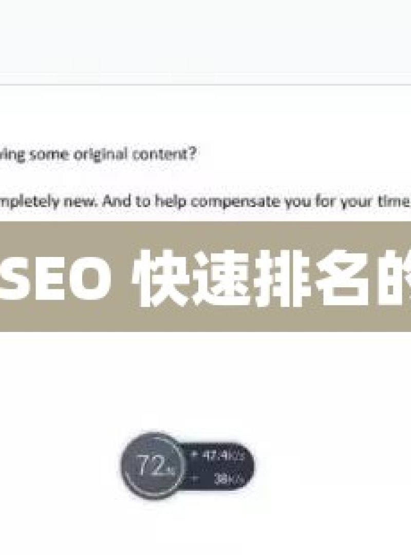 揭秘谷歌 SEO 快速排名的神奇技巧