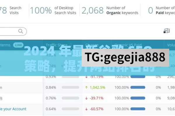 2024 年最新谷歌 SEO 策略，提升网站排名的关键,2024年谷歌SEO最新策略揭秘